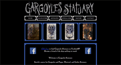 Desktop Screenshot of gargoylestatuary.com